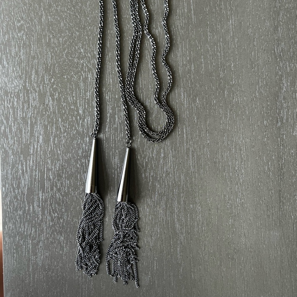 Kendra Scott Phara Necklace in Gunmetal